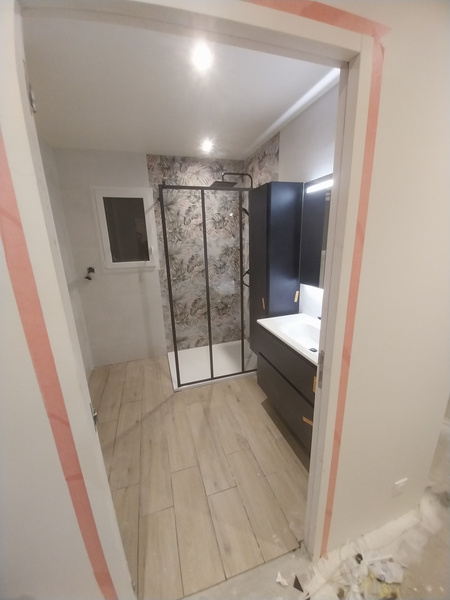 installation douche à l'italienne